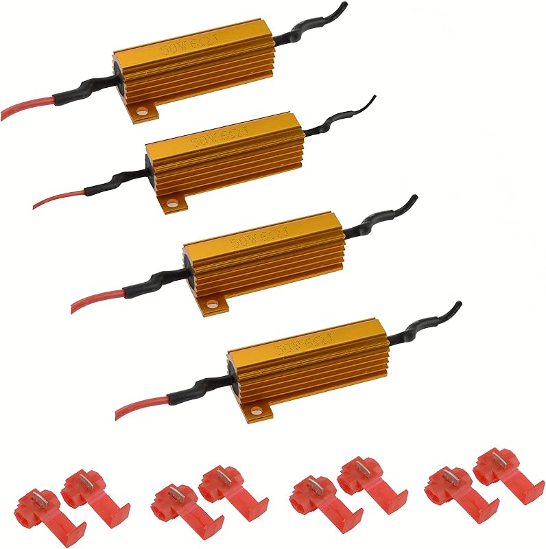 Resistor de carga Innovited 50 W 6 Ω para lâmpadas LED e HID – Kit com 4 unidades