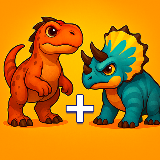 Dinosaur Monster Merge Battle Master: Dino Fusion Fight Jurassic Hunter Gorilla War Strategy Game