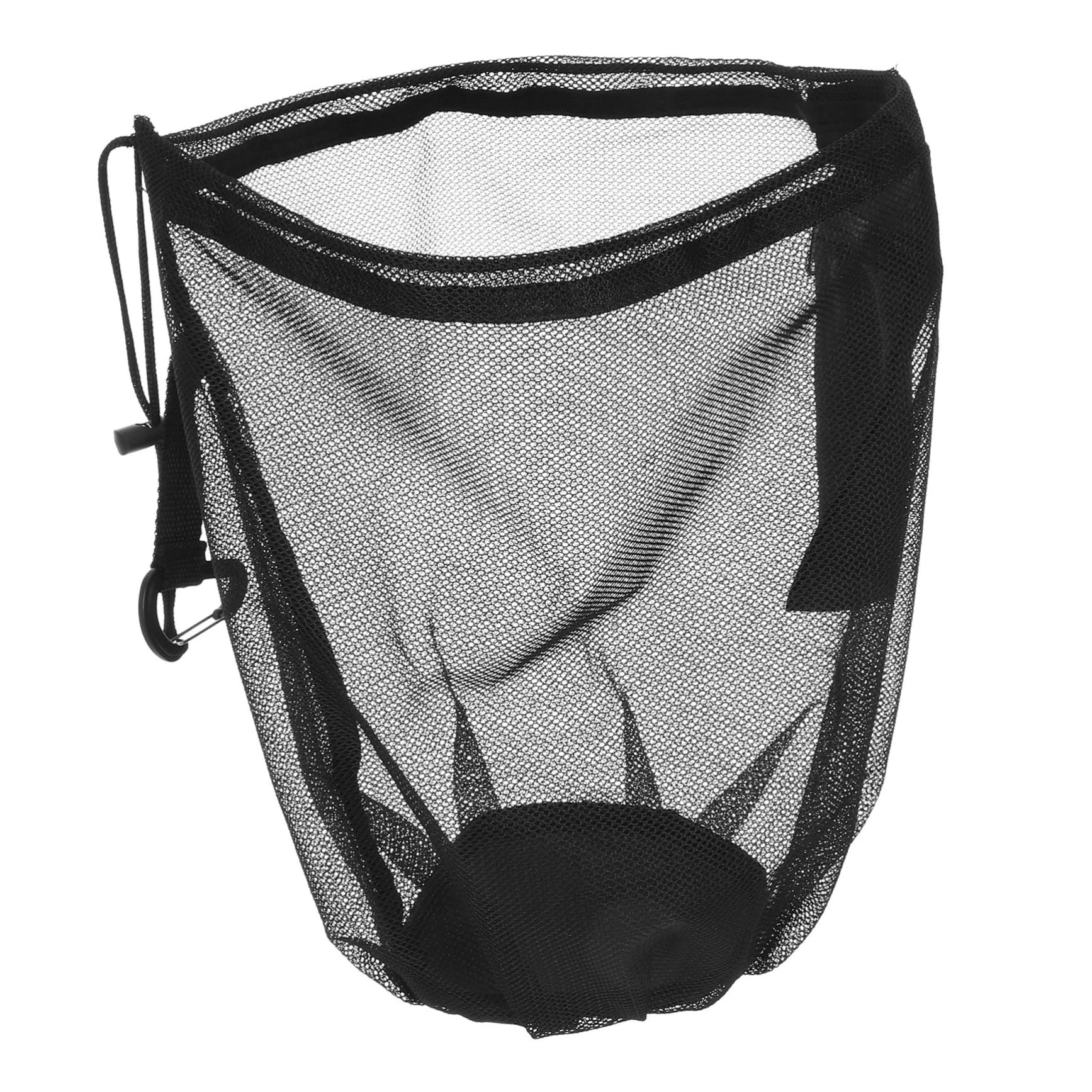KICHOUSE Heavy Duty Mesh Basketball Carrying Bag with Zipper Pocket Sports Ball Drawstring Bag for Basketball Volleyball Football Soccer Durable and Versatile Storage