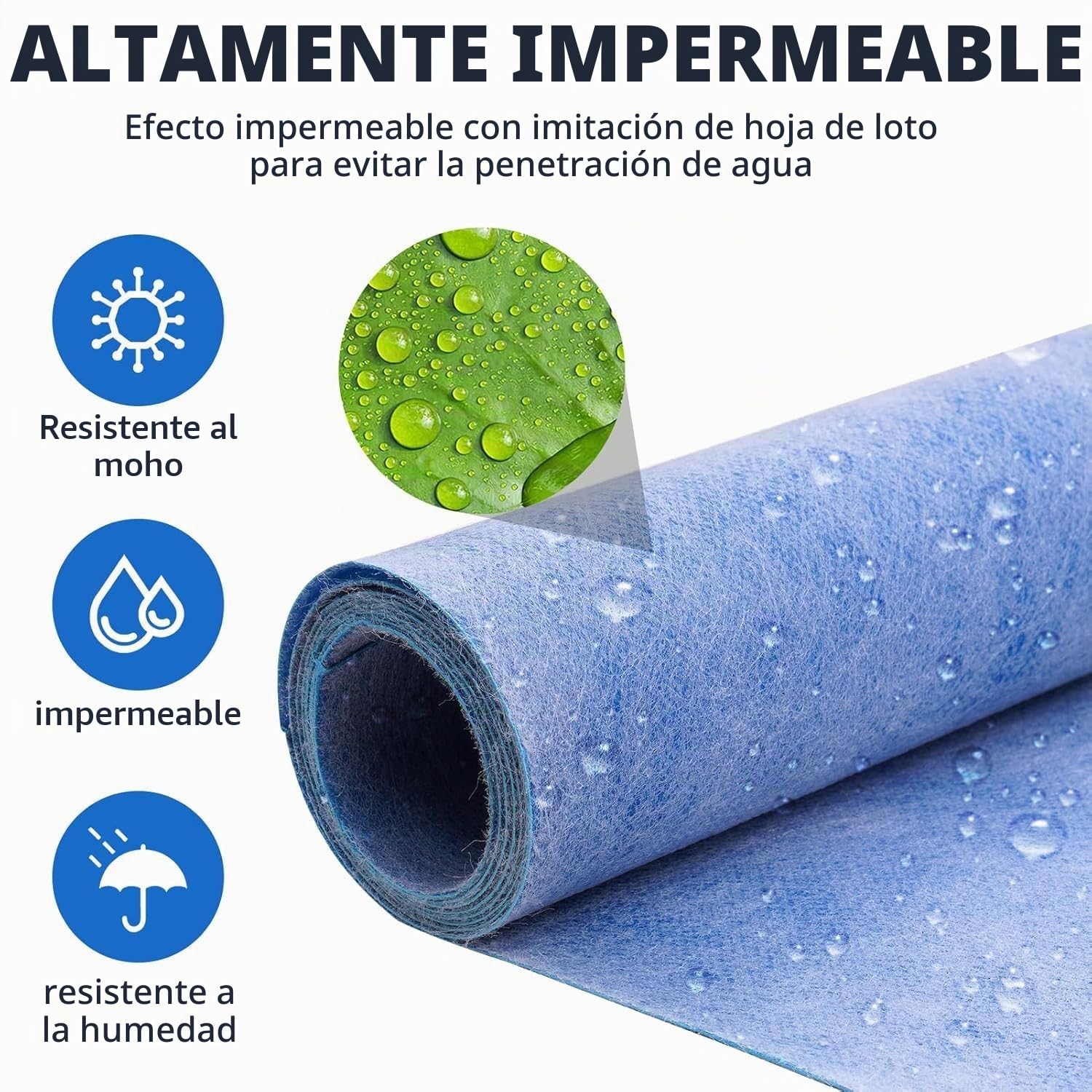 Lámina impermeabilizante para ducha, alfombrilla de desacoplamiento, lámina de sellado para baño, alfombrilla de desacoplamiento impermeable, para sanitarios, ducha, baño, sauna, azulejos, 1 x 30 m