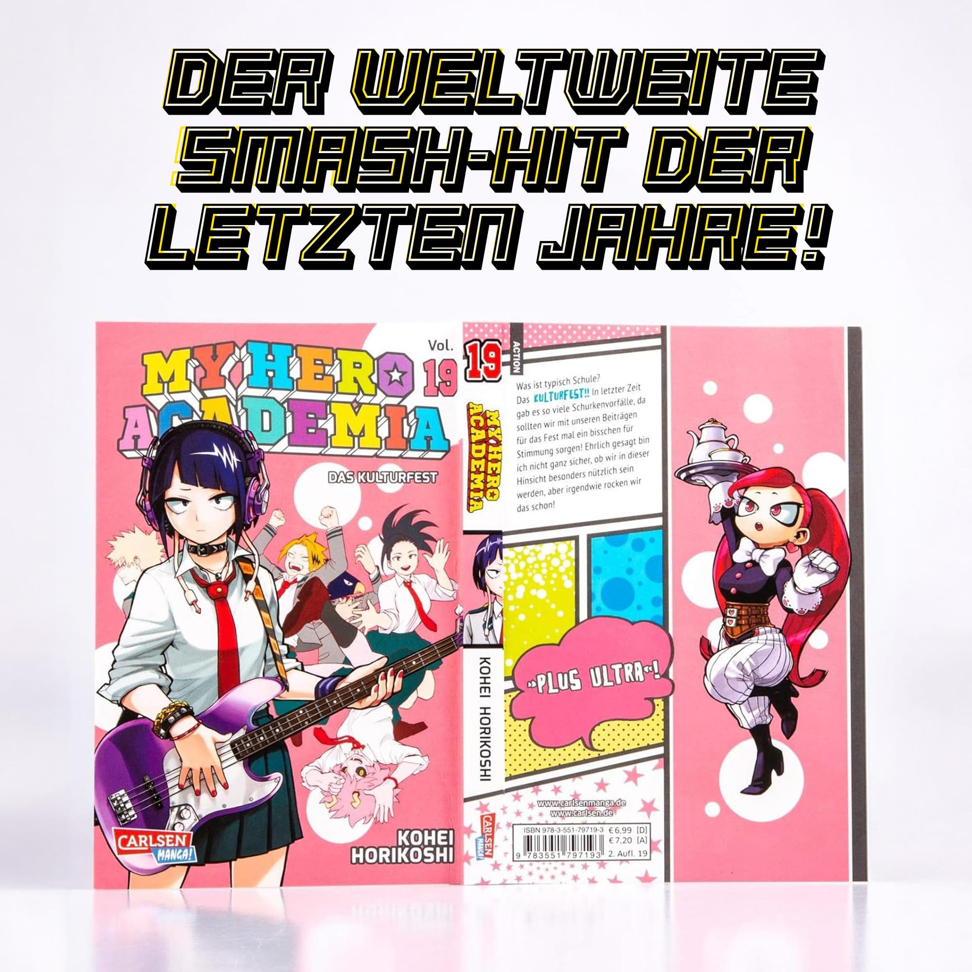 My Hero Manga Box Set (Bände 15–21) – Offizielle Shonen Jump Edition auf Deutsch - MHA Komplettsammlung Teil 3 - Inkl. exklusivem Comic-Lesezeichen - Anime & Manga für Sammler & Fans
