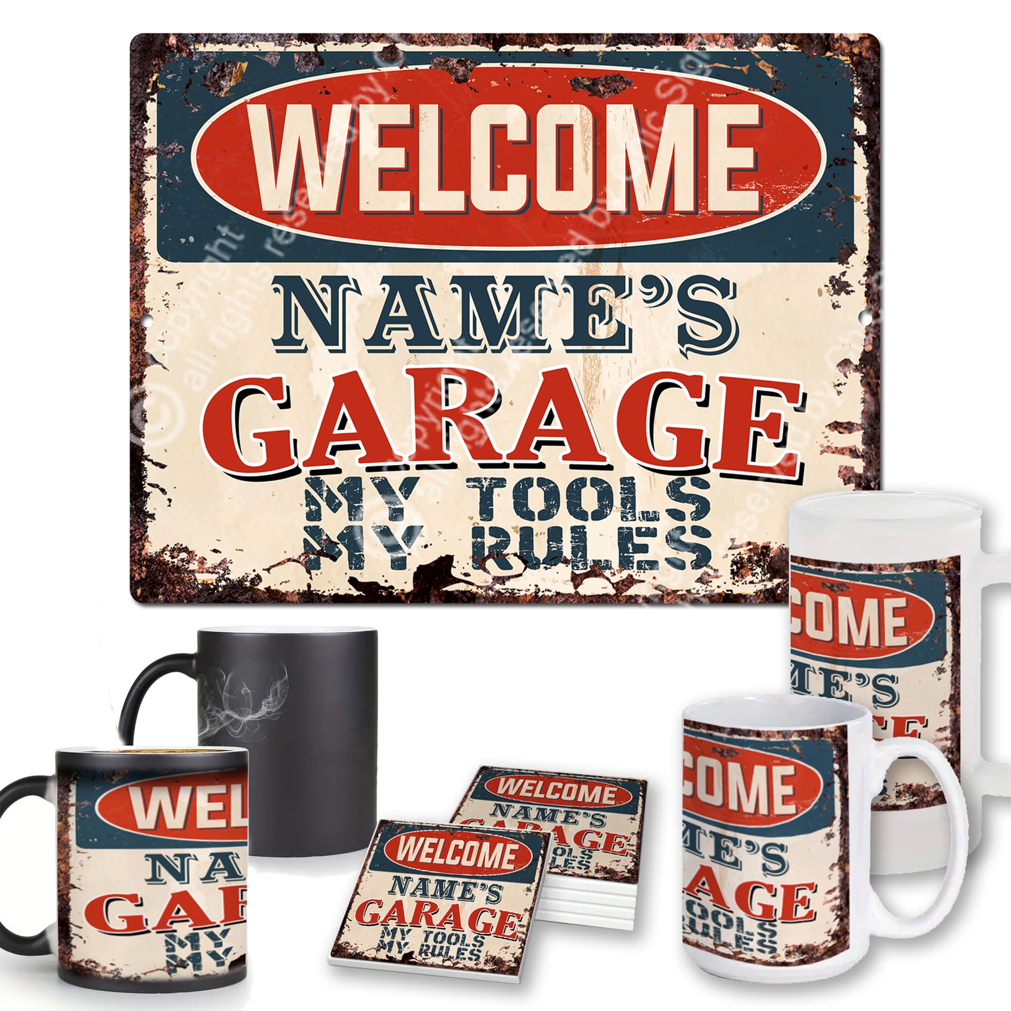 専用ページフランス♧ヴィンテージキッチンツールペグ♧M＆M作家サインi Amazon.com: WELCOME STEVE'S GARAGE MY TOOLS MY RULES Custom