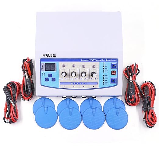 Physiowell Tens Advance Heavy Duty Machine for Physiotherapy Nerve Stimulator Physiotherapy Electrotherapy for Pain Relief