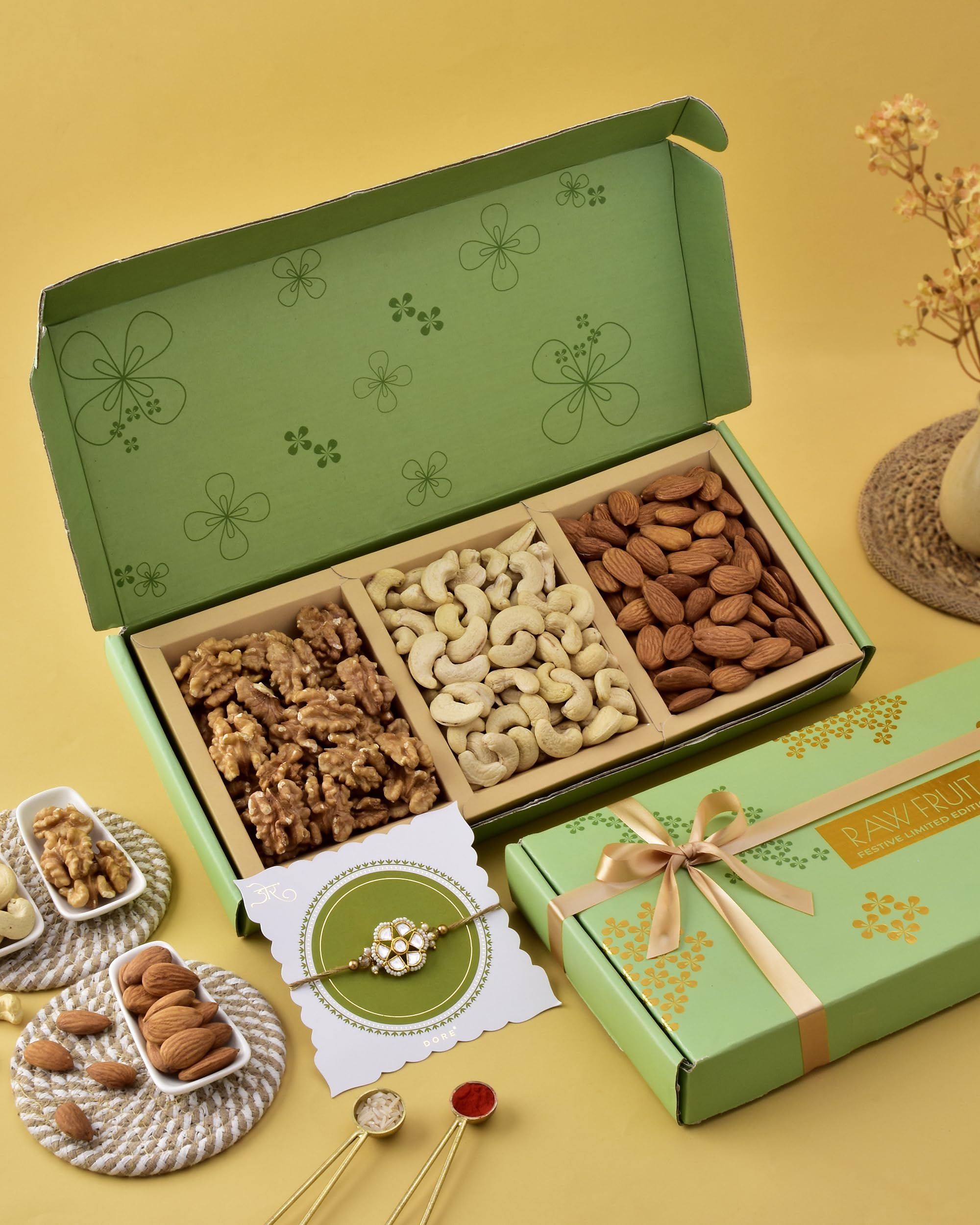 Hyperfoods® Rakhi For Brother Rakhi With Dry Fruits Combo Single Rakhi For Brother Rakhi With Dry Fruits Dry Fruits Combo Pack Dry Fruits Gift Box Walnut Cashew Almond Dryfruits With Rakhi Set (B0D928HPWB) Amazon Price History, Amazon Price Tracker