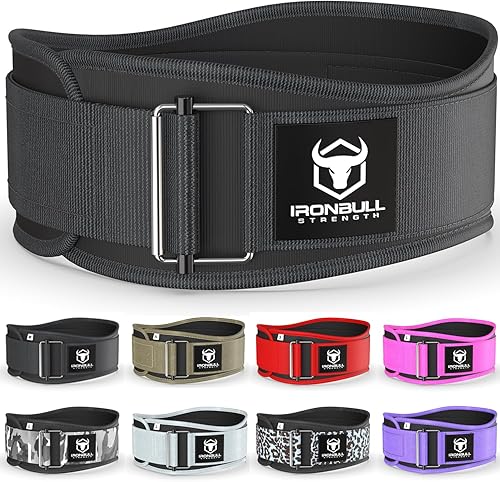 Miniatura 10 de Cinturón de levantamiento de pesas para hombres y mujeres, ideal para sentadillas, peso muerto, estocadas, ejercicios y entrenamiento, ideal para