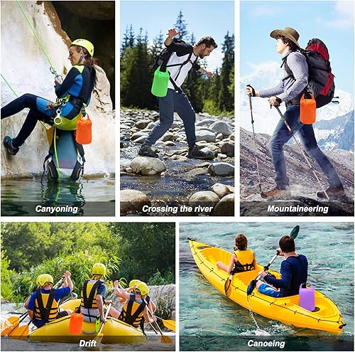 Miniatura 7 de Bolsa seca de 5 L10 L20 L40 L70 L, impermeable, ligera, portátil, bolsa de almacenamiento en seco para mantener el equipo seco limpio para kayak,