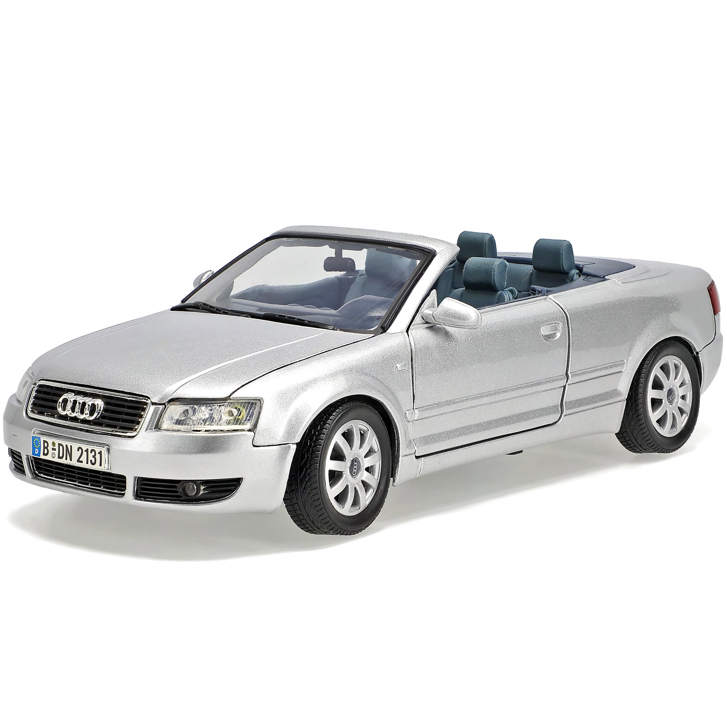 Motormax A*u*d*i A4 B6 Cabrio Silber 2002-2006 1/18 Modell Auto