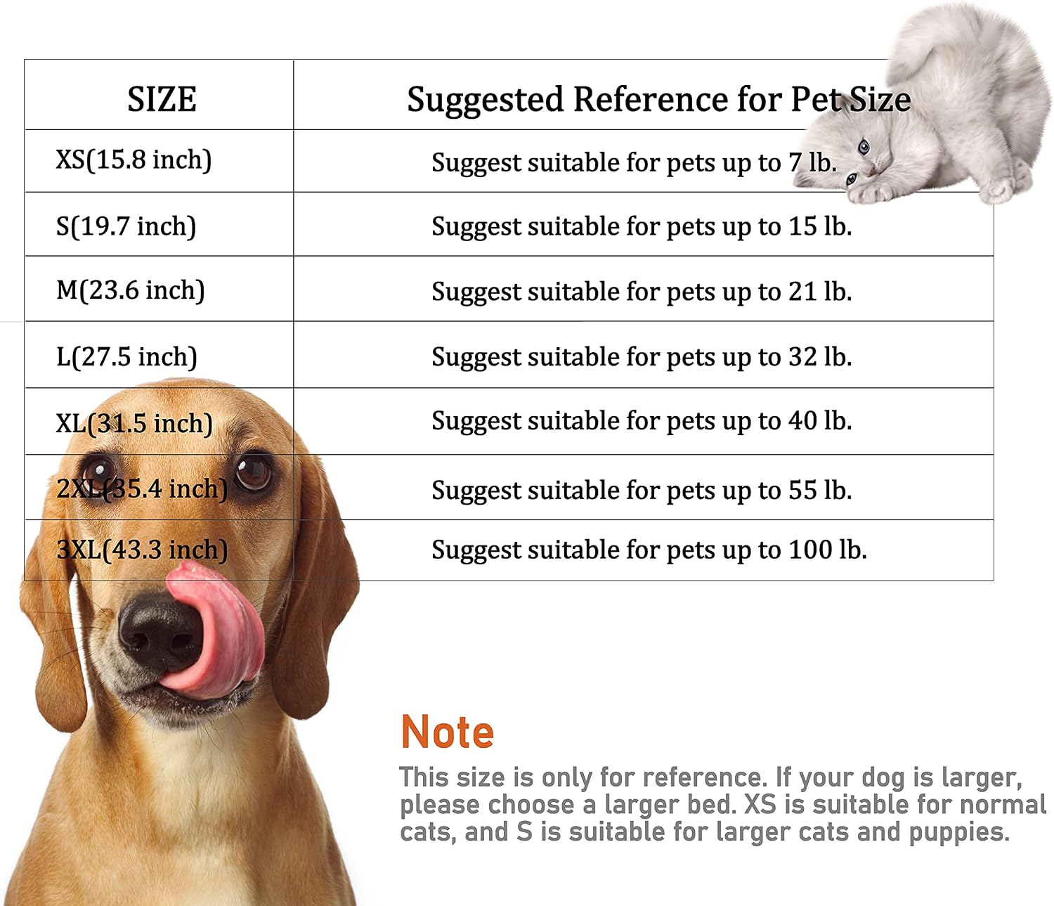 XZKING Extra Large Dog Calming Bed, Fluffy Round Dog Bed, Washable Anti Anxiety Donut Pet Bed for 2 Large Dogs (2XL(35.4" x 35.4")