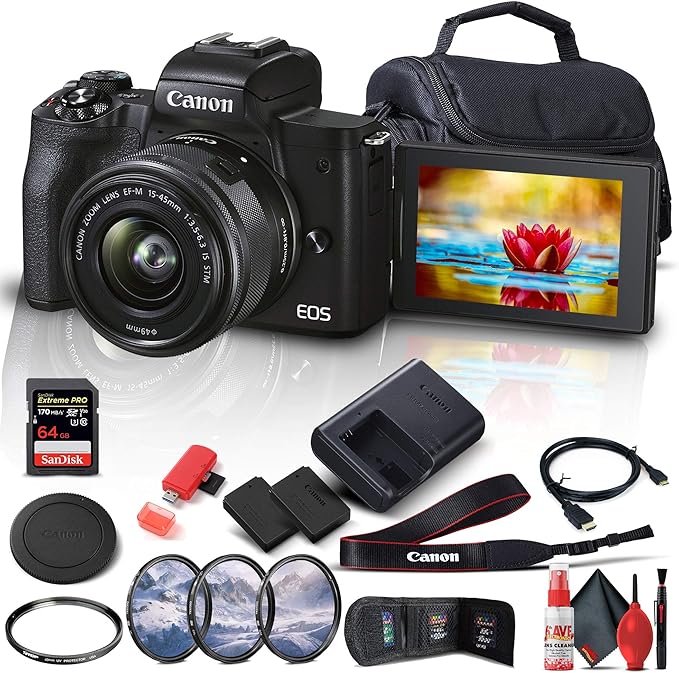 Canon EOS M50 Mark II Camera best self tape gear for actors 2025