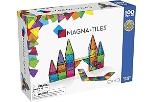 MagBrix Classic 100-Piece Magnetic Construction Set: Build Limitless