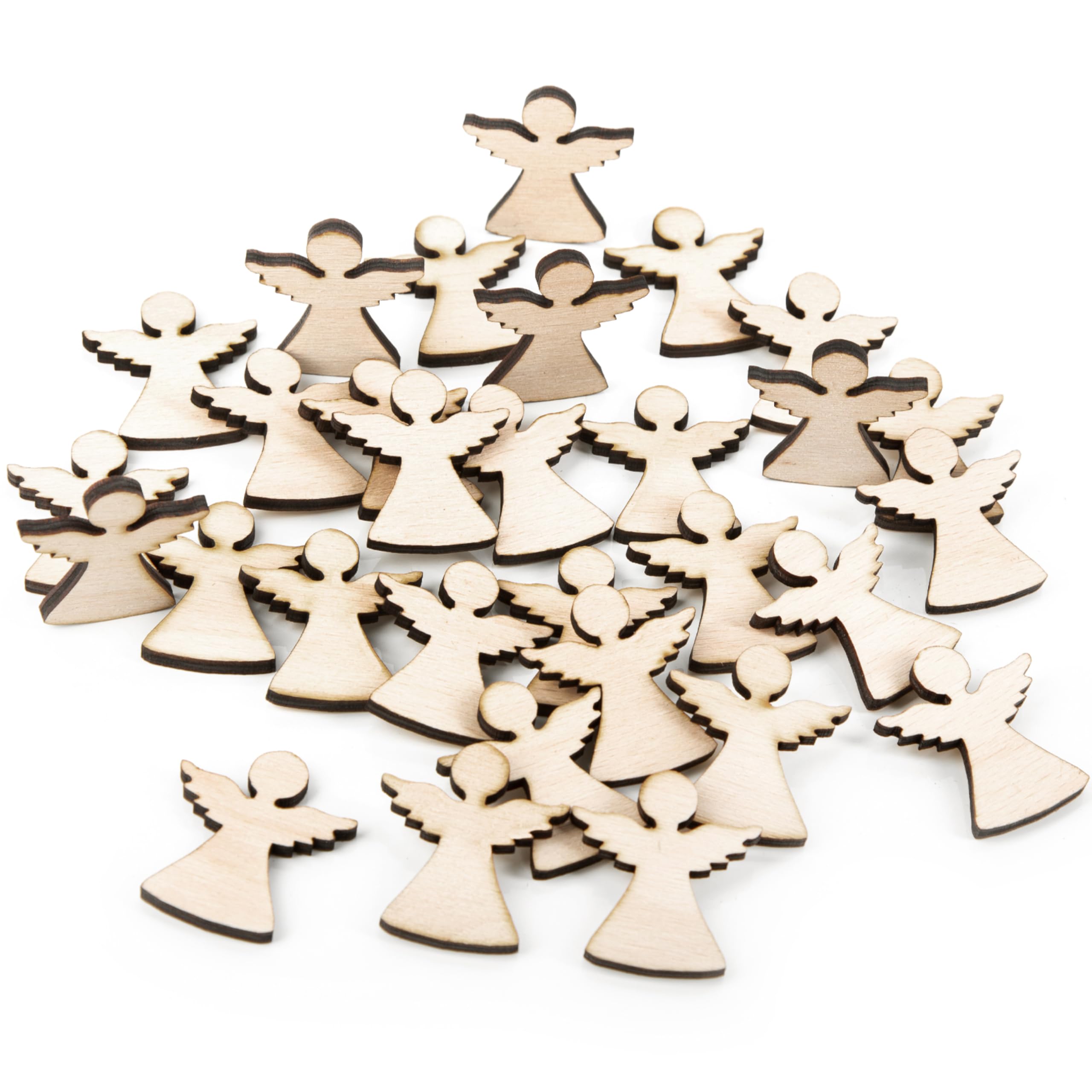 Logbuch-Verlag - 10 mini statuette a forma di angelo custode come regalo per bambini, amici, colleghi, colore: rosa