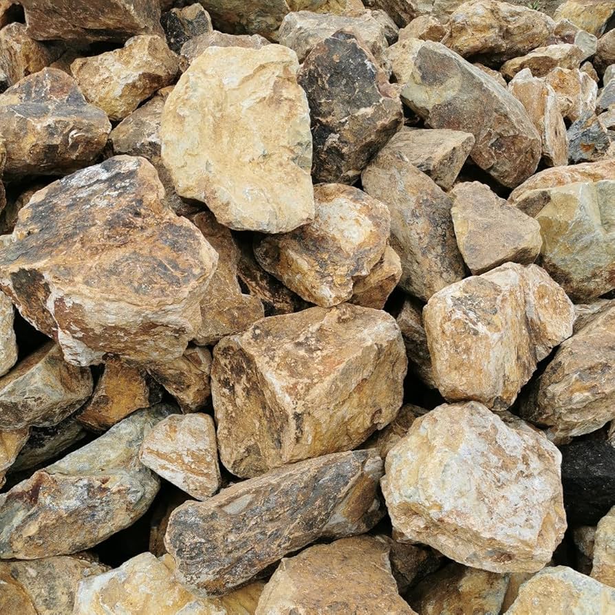 栃木産　新みかも石　割栗石　300キロ　庭石　石 鑑賞石　庭　坪庭　ガーデニング 栃木産 新みかも石 割栗石 300キロ 庭石 石 鑑賞石 庭 坪