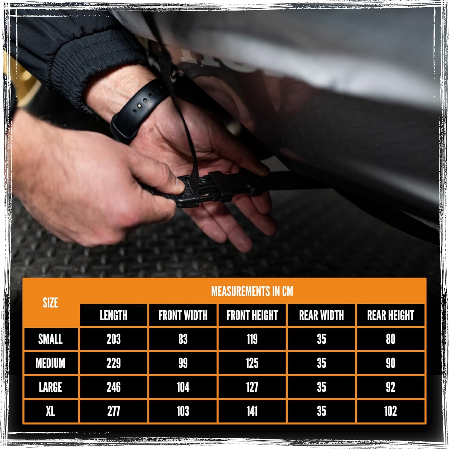 TruTension | Heavy Duty Motorcycle Rain Cover | Motorcycle Tools & Accessories | M