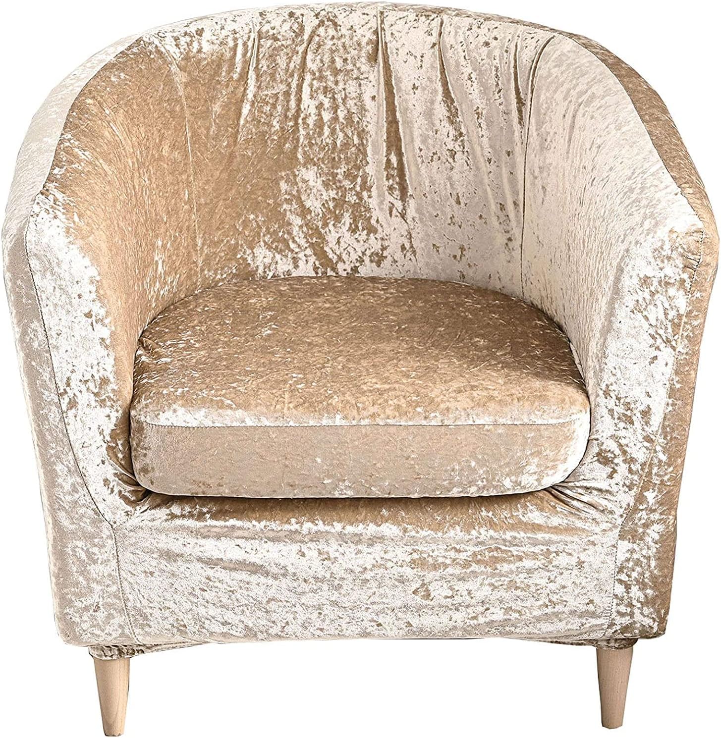 Konsilsa Tub Chair Covers, 2 Piece Club Chair Slipcover Non Slip Stretch Armchair Chair Slipcovers Sofa Cover Furniture Protector (Color : D, Size : 1 PCS)