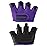 Contraband Pink Label 5537 Womens Micro Weight Lifting Gloves w/Grip-Lock Silicone Padding (Pair) - Minimalist Half Gloves - Apple Watch Friendly (Purple, X-Small)