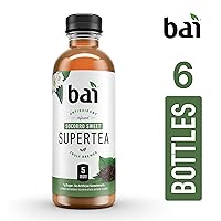 Vista 70 de Bai Té helado, Tanzania Lemon, superté con infusión de antioxidantes, elaborado con té real (té negro, té blanco), botellas de 18 onzas líquidas