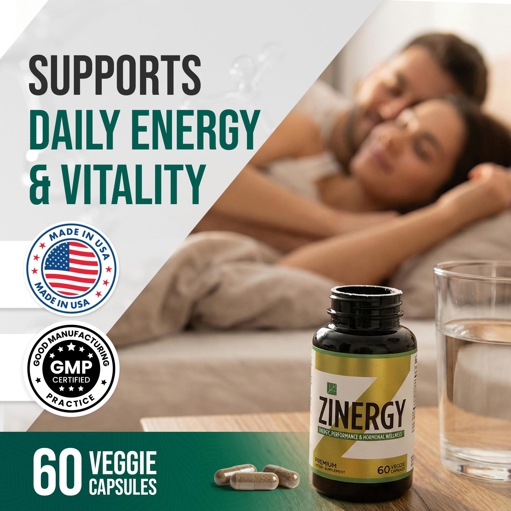 Amazon.com: Dr. Zisman ZINERGY Natural Energy & Vitality Support