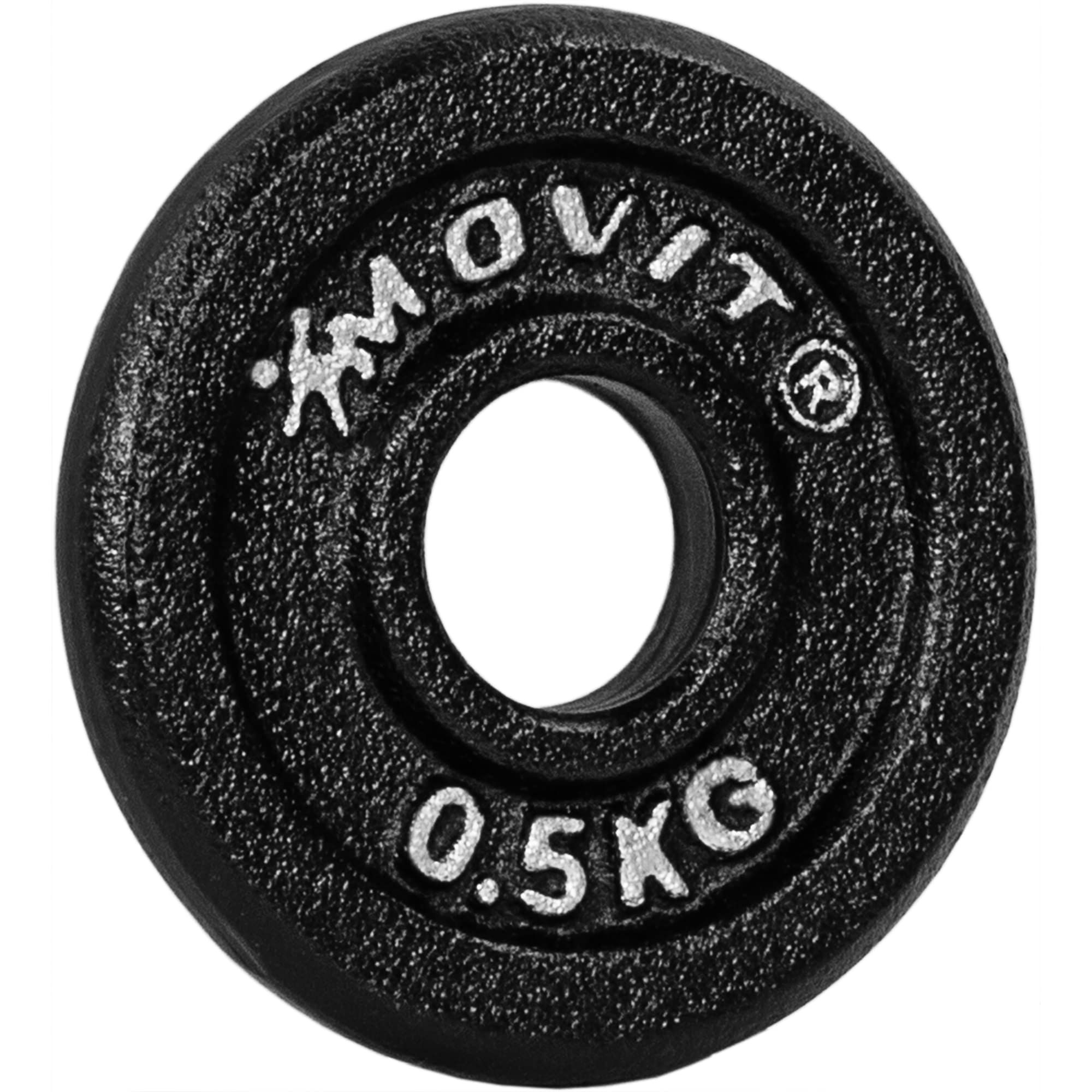 MOVIT Dischi Pesi - in Ghisa, Set a Scelta da 0,5 a 20 kg, Foro 30/31 mm - Piastra per Bilanciere, Manubri, Disco del Piatto del Peso per Palestra, Fitness, Allenamento a Casa