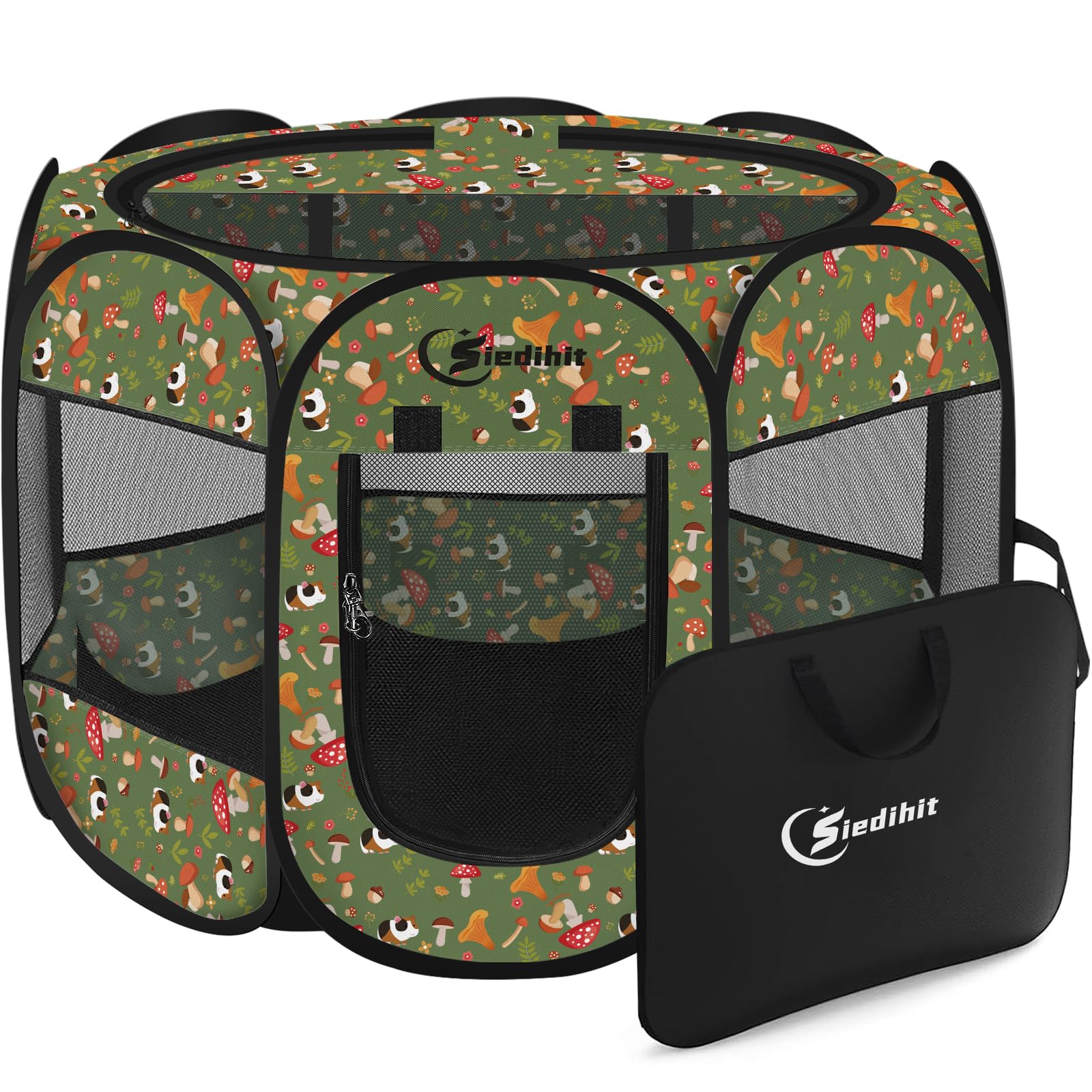 Siedihit Dog Cat Playpen, Puppy Pet Playpen Indoor for Small Dog