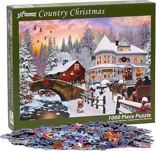 Miniatura 3 de Vermont Christmas Company Rompecabezas navideño de 1000 piezas