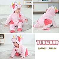 Vista 31 de TONWHAR Disfraz unisex de Halloween de animales para bebé y niño pequeño para otoño e invierno