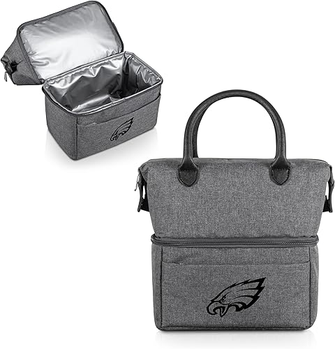 Miniatura 6 de PICNIC TIME NFL Cincinnati Bengals - Bolsa de almuerzo urbana, bolsa de almuerzo térmica, bolsa de almuerzo aislada (gris con detalles negros)