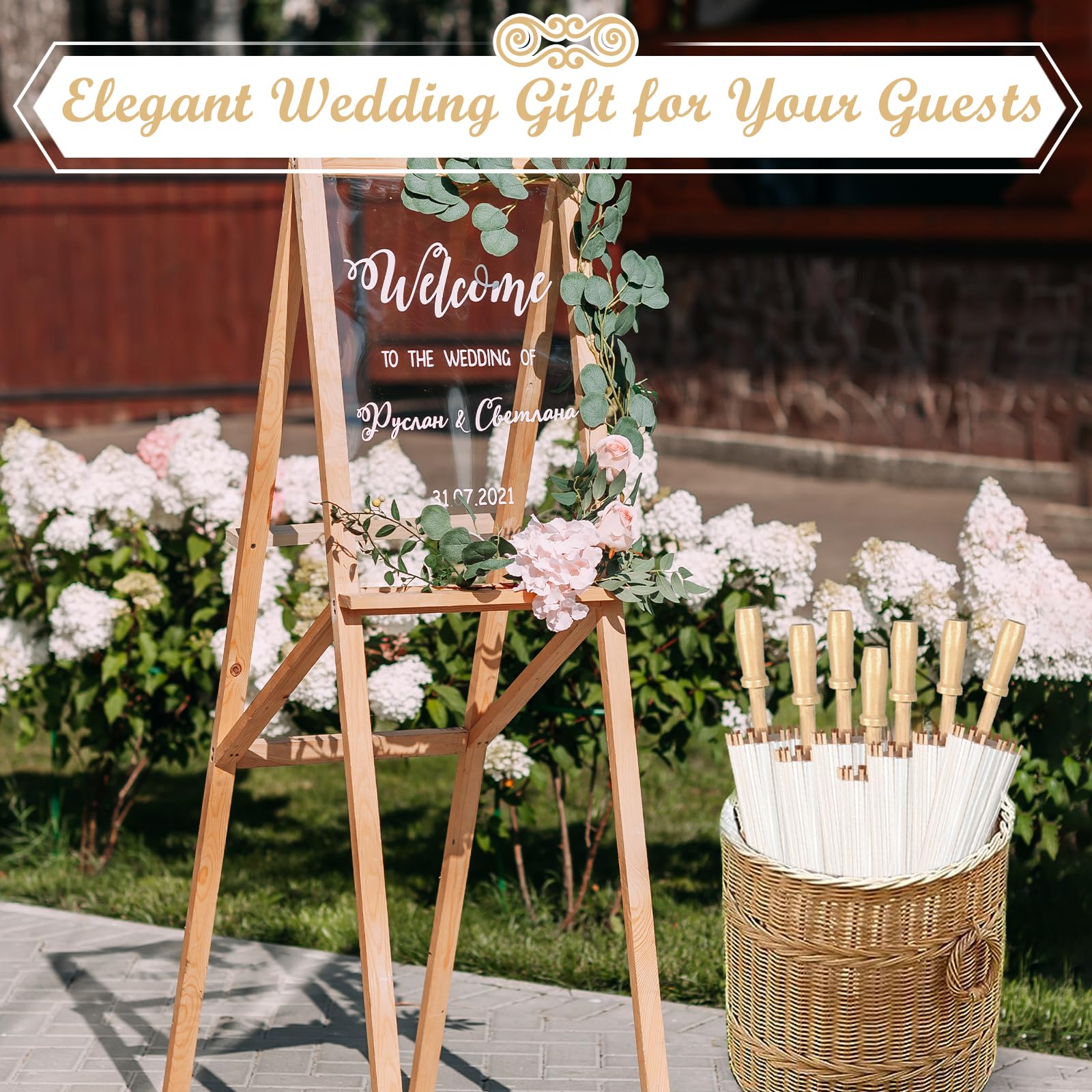 Weiße Papierschirme, 84 cm, geölt, chinesischer und japanischer Stil, weiße Papier-Sonnenschirme, Großpackung für DIY-Malerei, Hochzeit, Brautparty, Deckendekoration, 40 Stück
