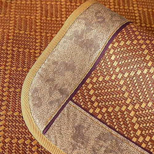 Miniatura 6 de Funda de sofá modular, transpirable, antideslizante, de verano, de ratán, protector de cojín de bambú para sofás234 asientos para perros, gatos,