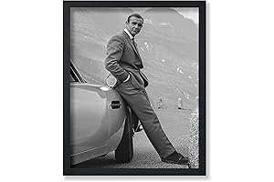 Monem Art Connery Poster - Connery with Classic Car Print - Big Sean Poster Art