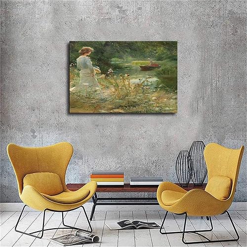 Miniatura 7 de Póster de pintura al óleo del siglo XIX, arte impresionista europeo, victoriano y británico, lienzo para pared, póster para dormitorio, sala de