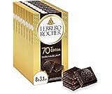 Ferrero Rocher premium chocolate bar, Dark chocolate bar, Hazelnuts and Cocoa Filling, Perfect Self Treat, 3.1 oz Each