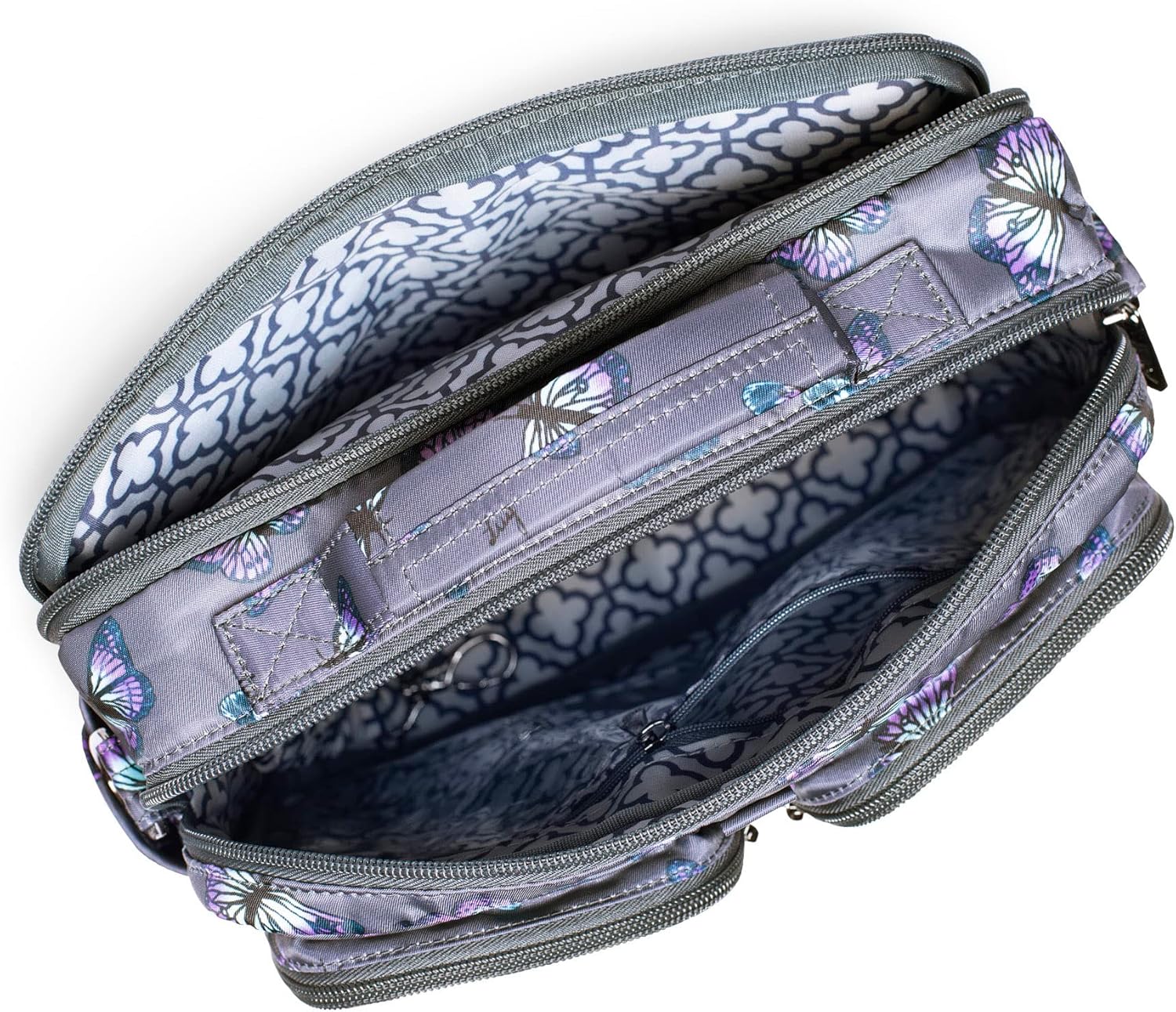 Lug Navigator, Butterfly Grey Handbags