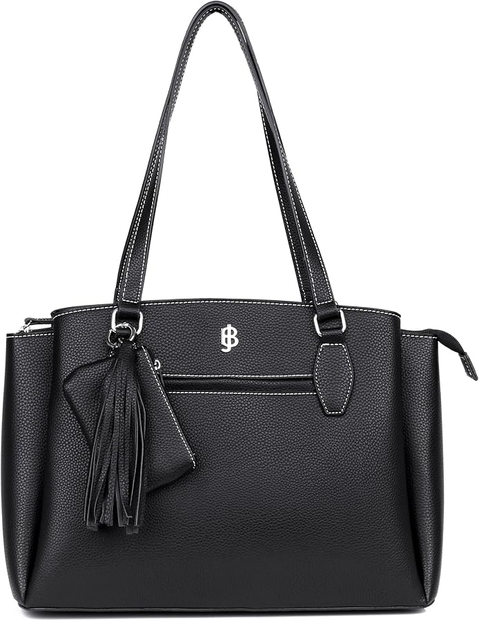 Amazon.com: Julia Buxton Pebble Vegan Leather Triple Compartment