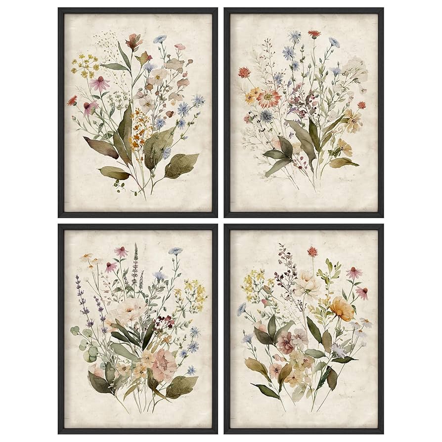 アンティーク絵画　4枚セット アンティーク絵画 4枚セット Amazon.co.jp: SIGNWIN フレーム