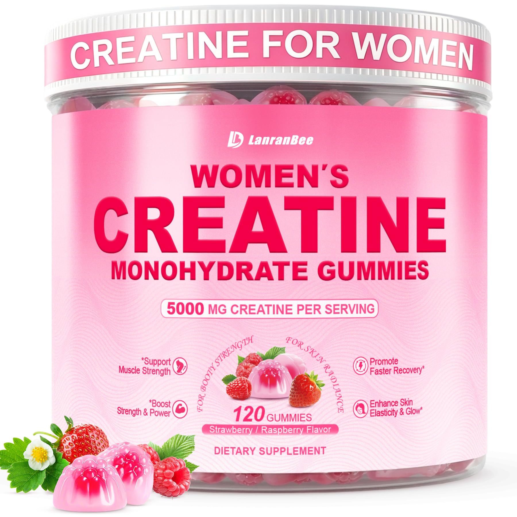 Creatine Gummies for Women with Collagen