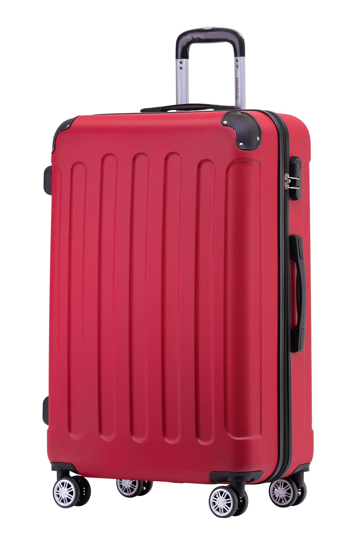BEIBYE Hartschalenkoffer XL 76 cm – großer Reisekoffer, leicht, robust, ABS, 360° Doppelrollen, Zahlenschloss, Chillired