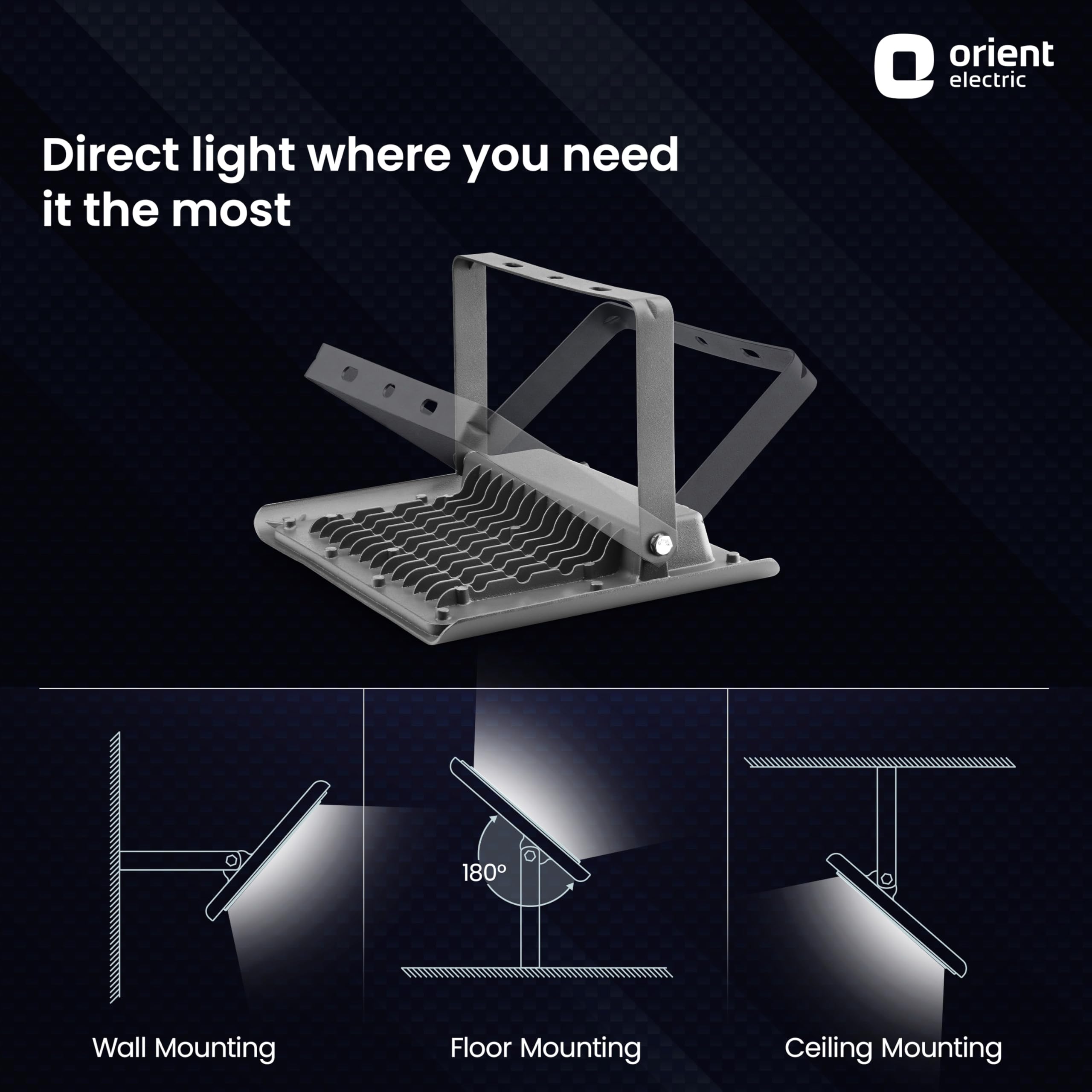 Orient Electric Razor Plus Flood Light - Waterproof LED -6