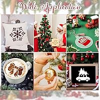 Vista 5 de 100 Piezas Plantillas para Pintar en Madera Plantillas Reutilizables Manualidades Plantillas de Dibujo Festivas Papel de Pared para Bricolaje Álbum