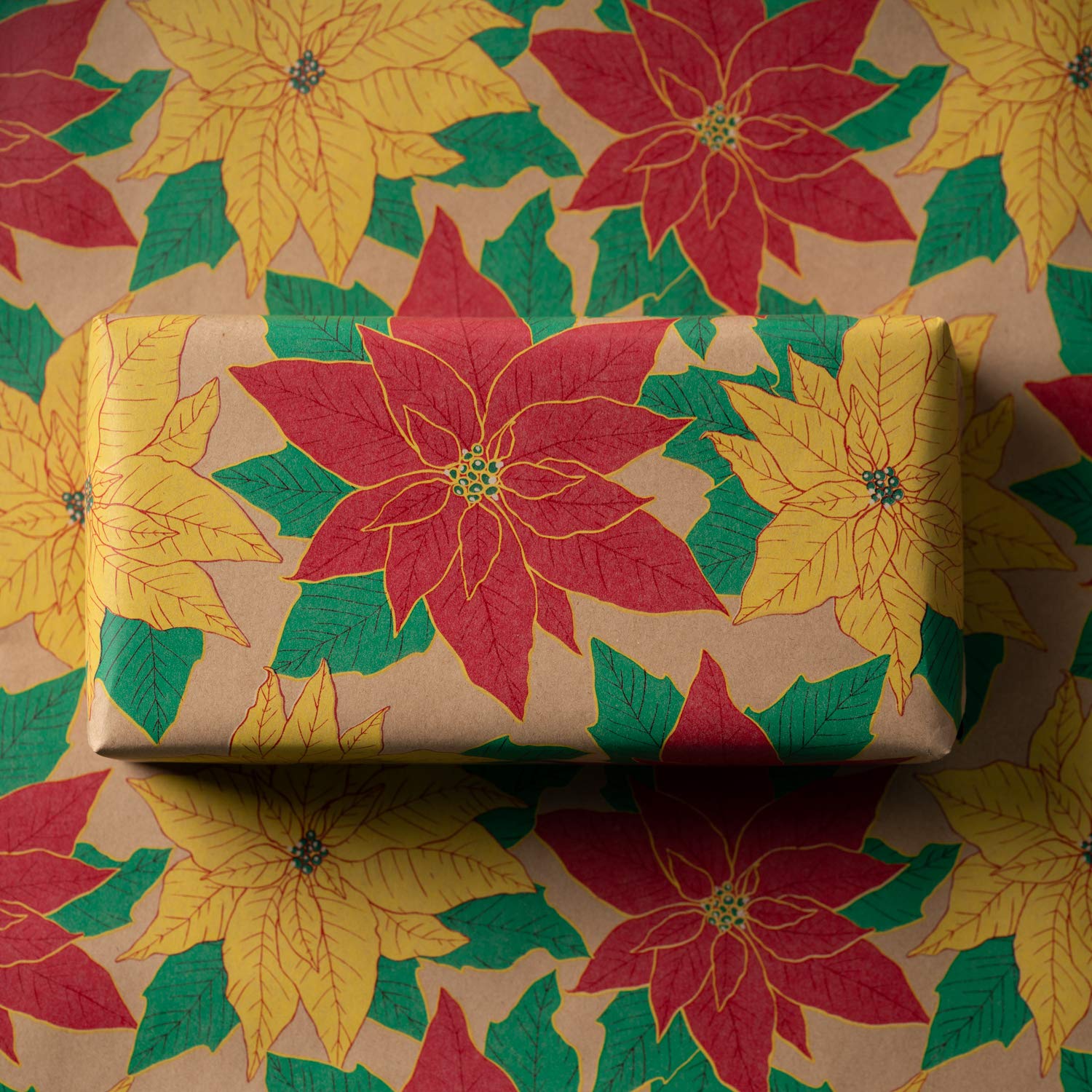 Ruspepa Rollo De Papel De Regalo Reversible, Diseño De Calab | Envío Gratis
