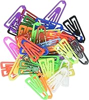 Baumgartens Plastiklips Small Smooth Plastic Paper Clips, Assorted Colors, 1000/Box - Rust-Free, Shredder Safe