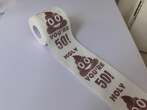 Miniatura 4 de Feliz cumpleaños Holy Poop You're xx Years Old Style - Papel higiénico de papel higiénico de pañuelo, broma, divertida fiesta de cumpleaños, idea de