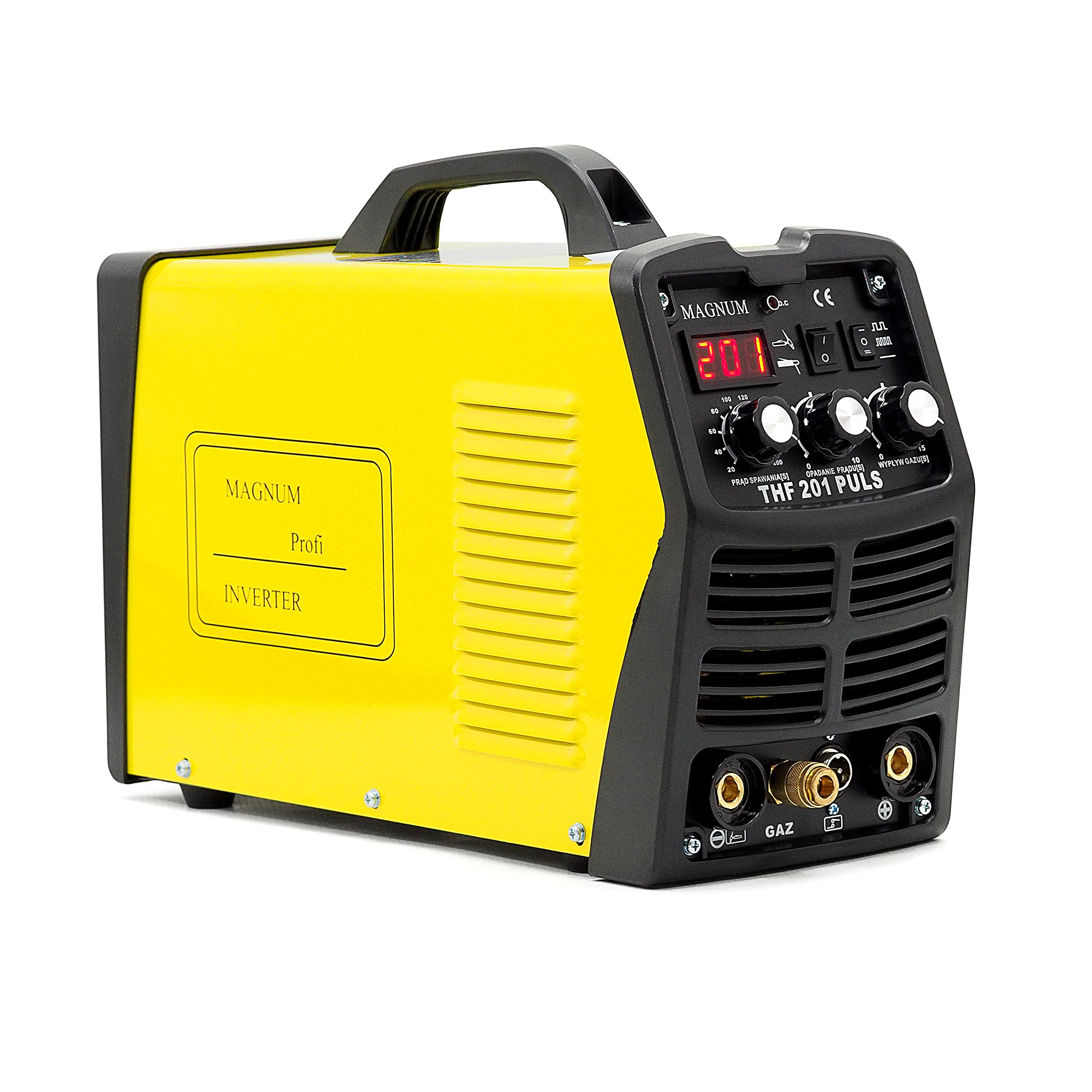 Magnum™ THF 201 Puls WIG DC HF spawarka inwertorowa 200 A spawarka stal szlachetna TIG PULSE