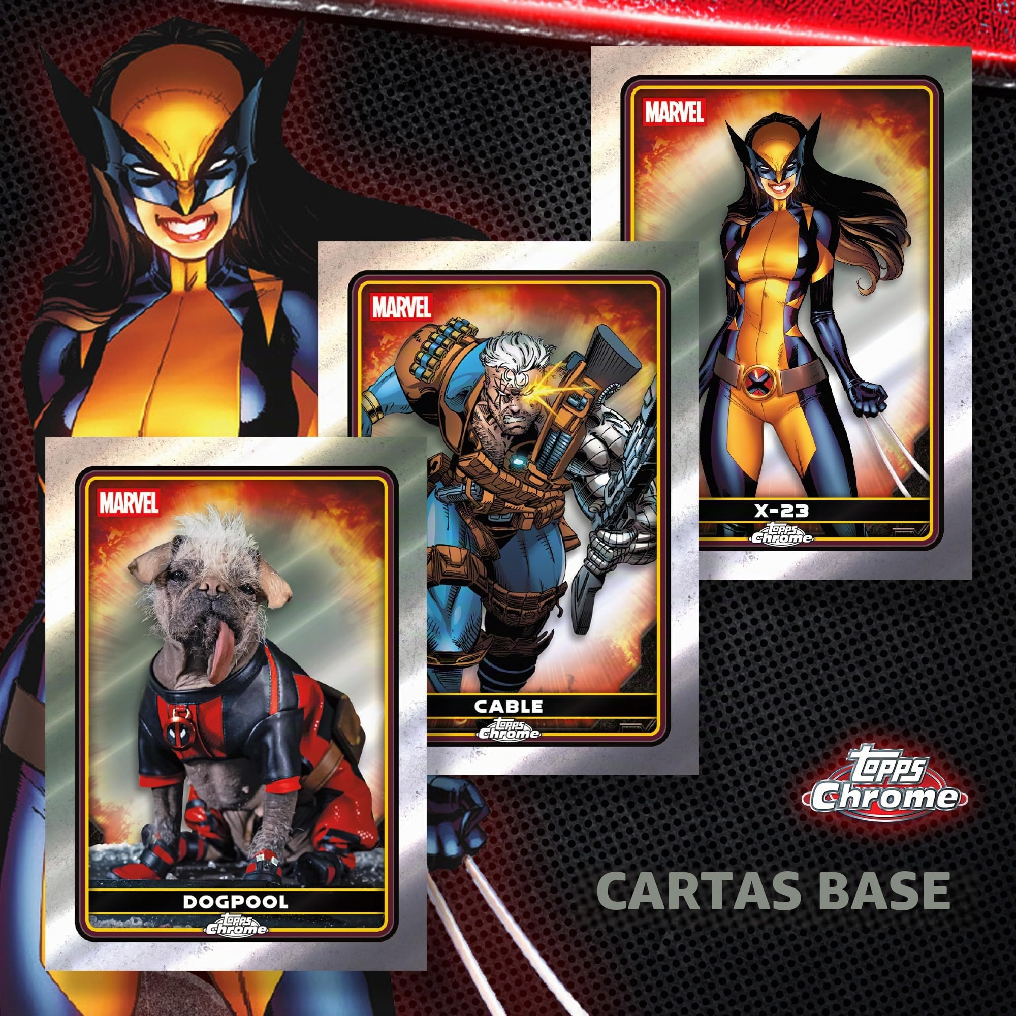 2025 Topps Chrome Deadpool - Value : Amazon.com.br: Brinquedos e Jogos