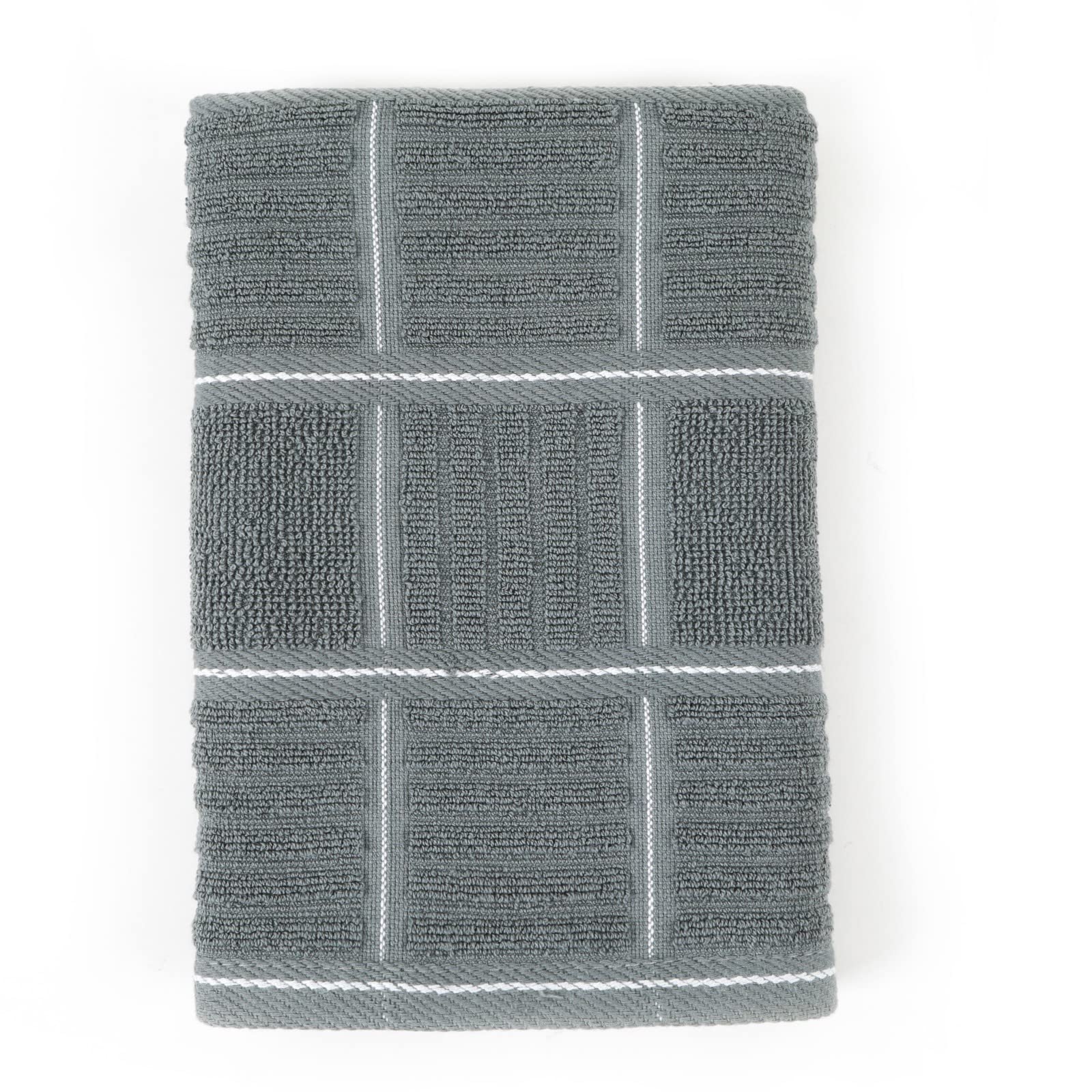 Glynniss Juego de toallas y paños de cocina, cuatro paños de cocina de 16 x 26 pulgadas, cuatro paños absorbentes para lavar platos de 12 x 12 pulgadas, limpieza y secado para uso diario, paquete de 8