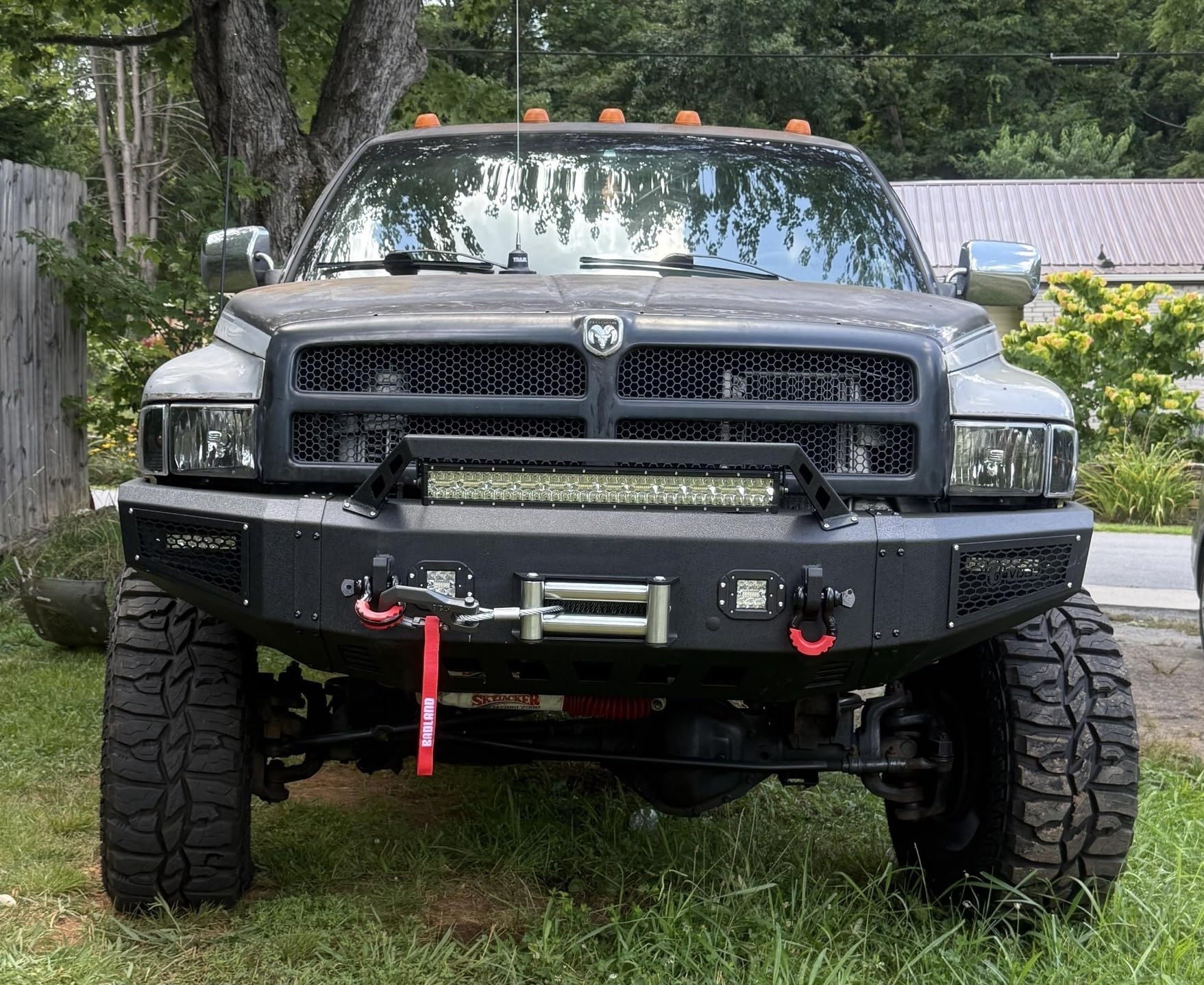 Front Bumper Textured Black Steel Bumper - Key Features
