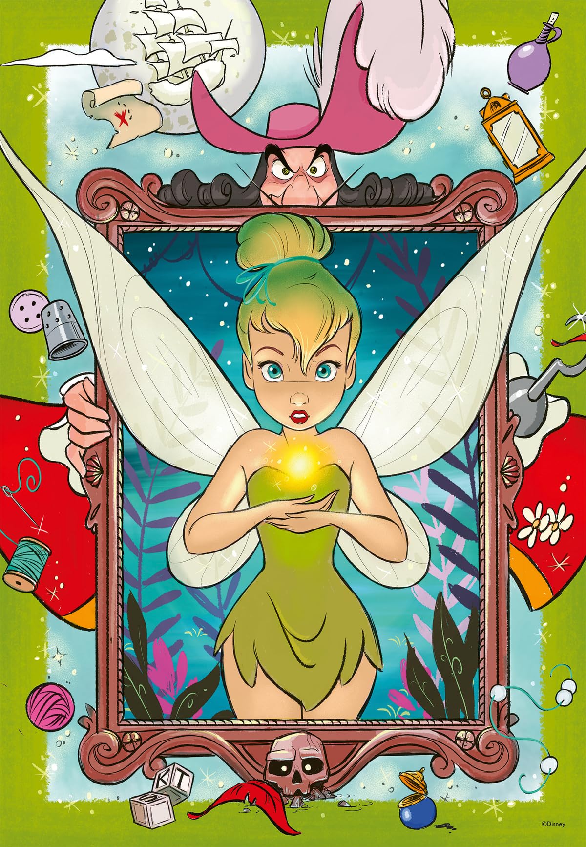 Ravensburger Disney Puzzle Moment - Tinker Bell 300 Piece Jigsaw Puzzle | Charming Illustrations| Perfect Format For Beginners | Fsc-Certified Materia