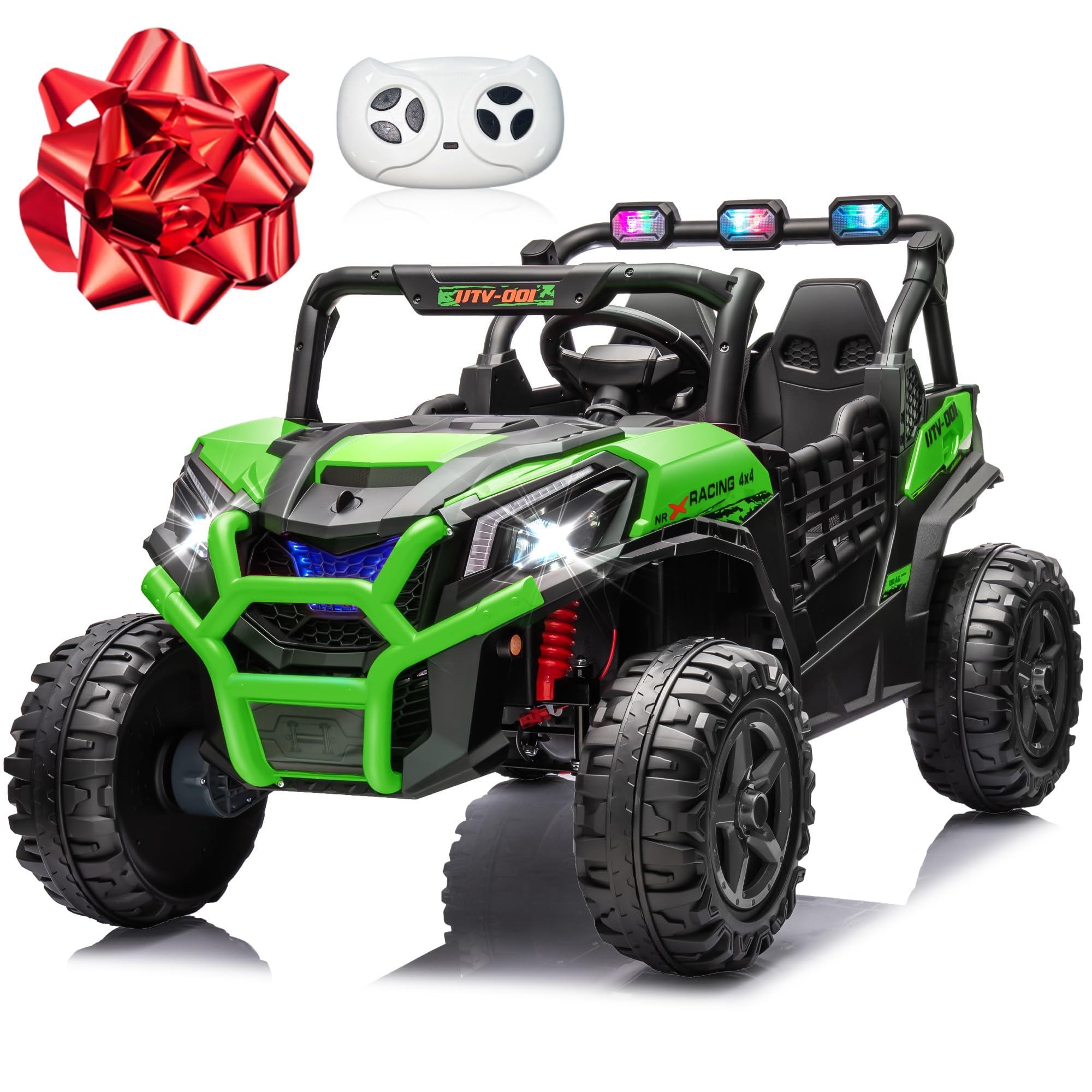 MOEYURO 24V 2 Seater Ride on Car for Kids