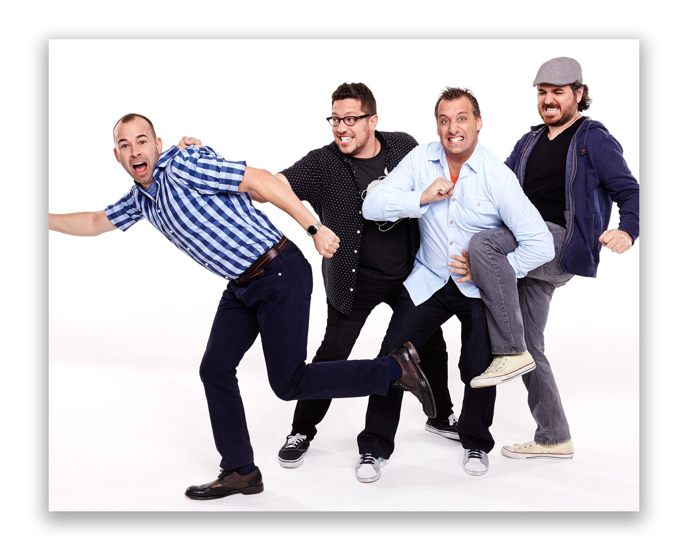 Impractical Jokers Joseph Joe Gatto, James Murr Murray, Brian Q Quinn and Salvatore Sal