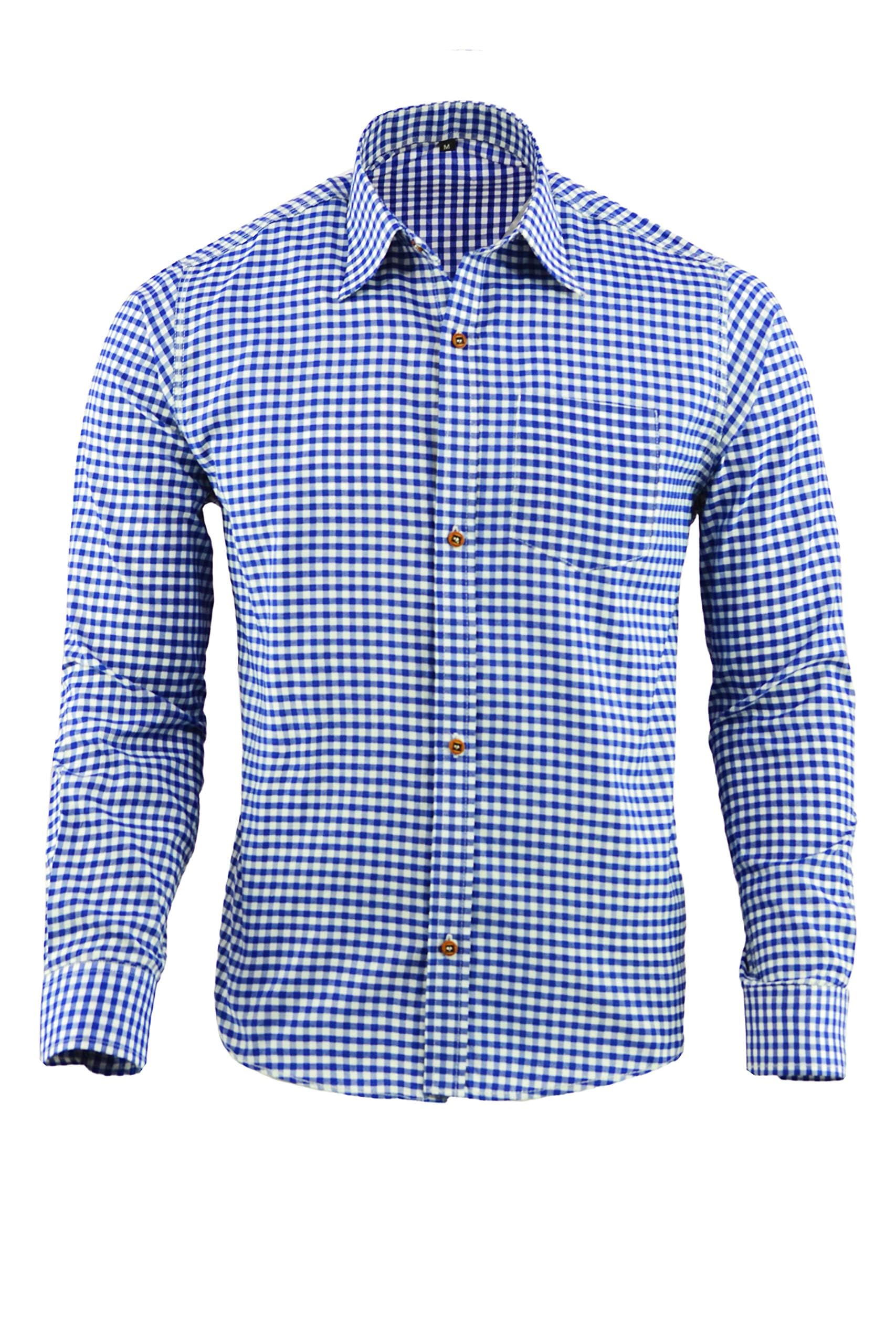 Herren Trachtenset Trachten Set Trachtenlederhose + Hosenträger + Trachtenhemd + Trachtensocken + Trachtenschuhe 5 Teiliges Größe 46-62