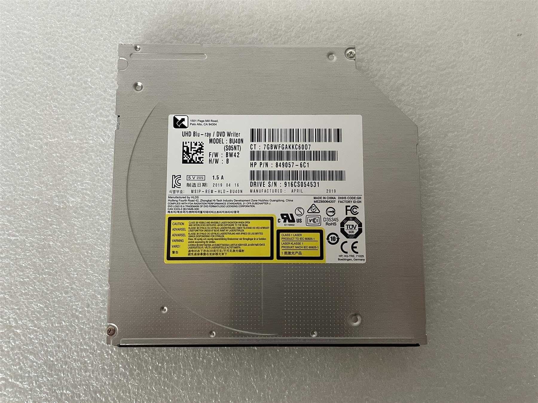 Pour HP 762435-800 849057-6C1 781417-001 L31909-001 S05NT UHD Blu-ray DVD Blue Blu Ray Blue-Ray BU40N S05NT